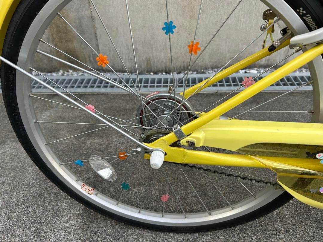 ブリヂストン ジュニア自転車 エコパル 22インチ イエロー 岐阜県多治見市
