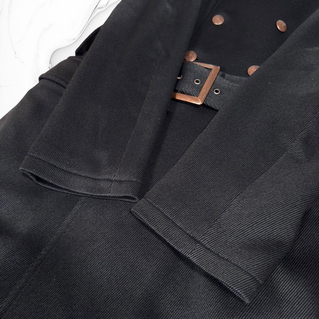 《希少》00's GAULTIER JEAN'S スーパーロングコート 黒