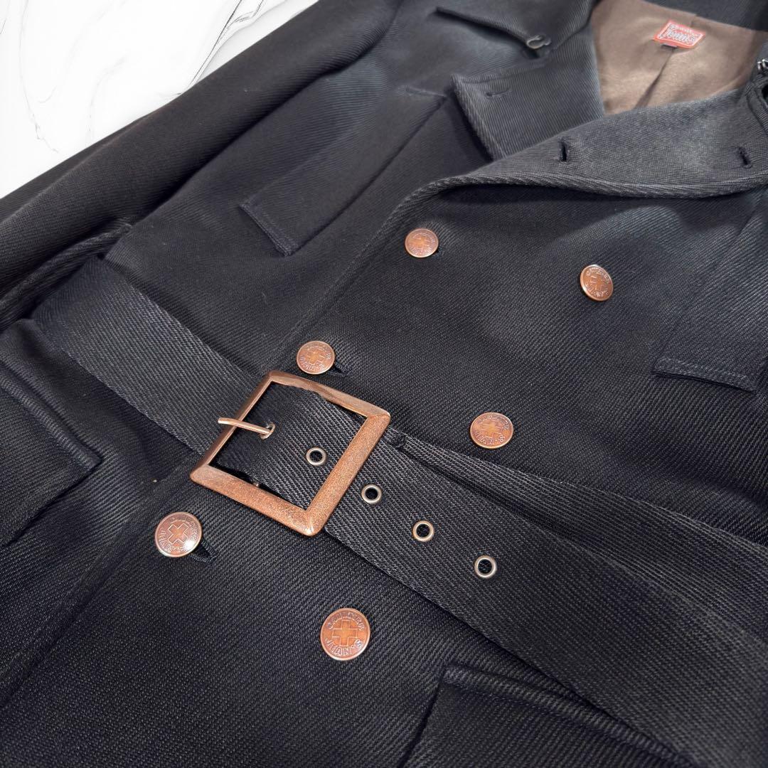 《希少》00's GAULTIER JEAN'S スーパーロングコート 黒