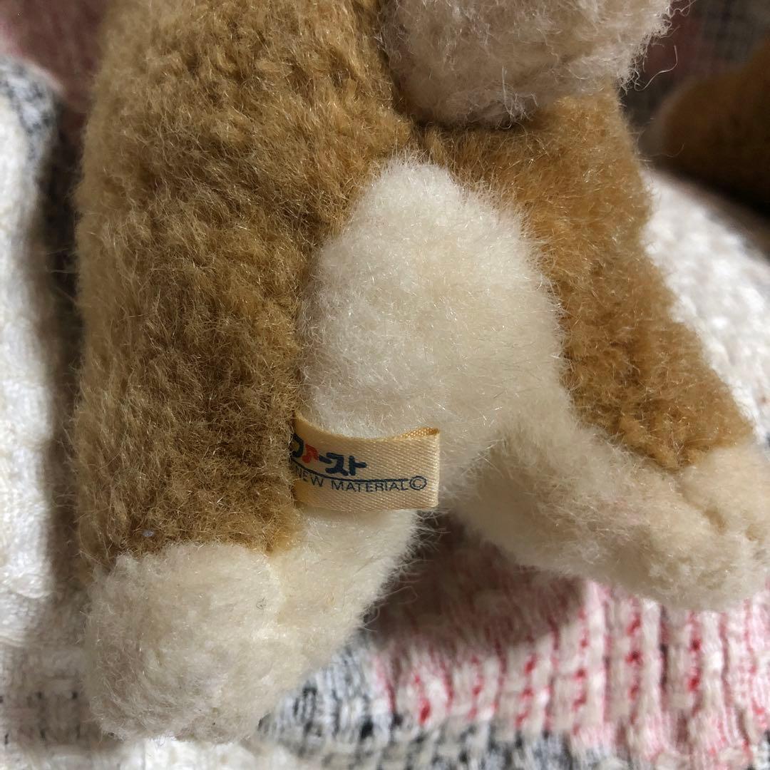 昭和レトロ　ファースト社　いたずら天使　犬　ぬいぐるみ　小さなサイズ　中古 2こ