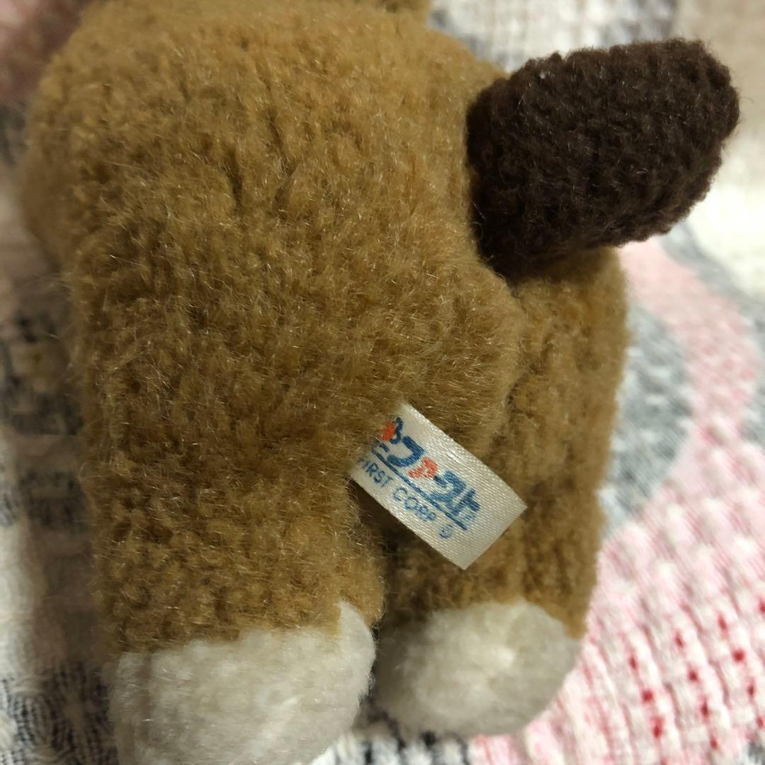 昭和レトロ　ファースト社　いたずら天使　犬　ぬいぐるみ　小さなサイズ　中古 2こ