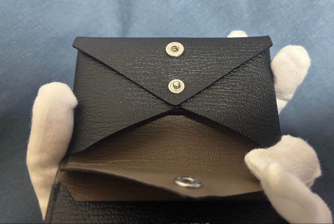 未使用】L'arcobaleno フォールディウォレット BLACK/GRAY