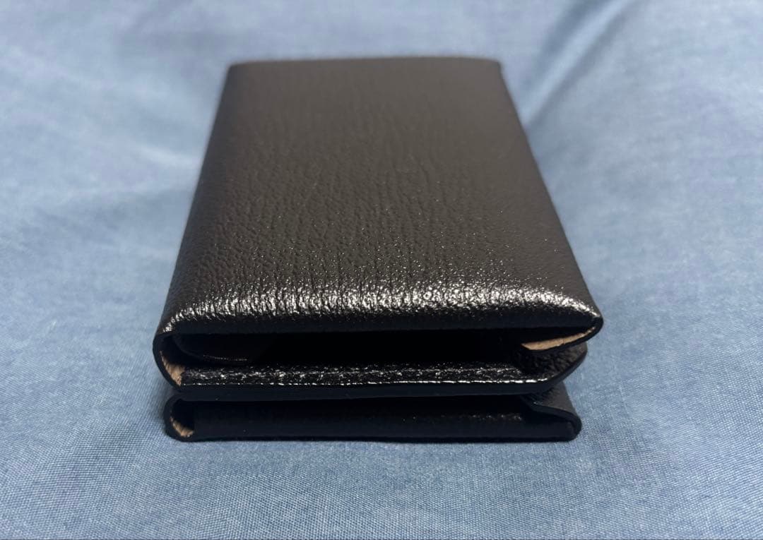 未使用】L'arcobaleno フォールディウォレット BLACK/GRAY