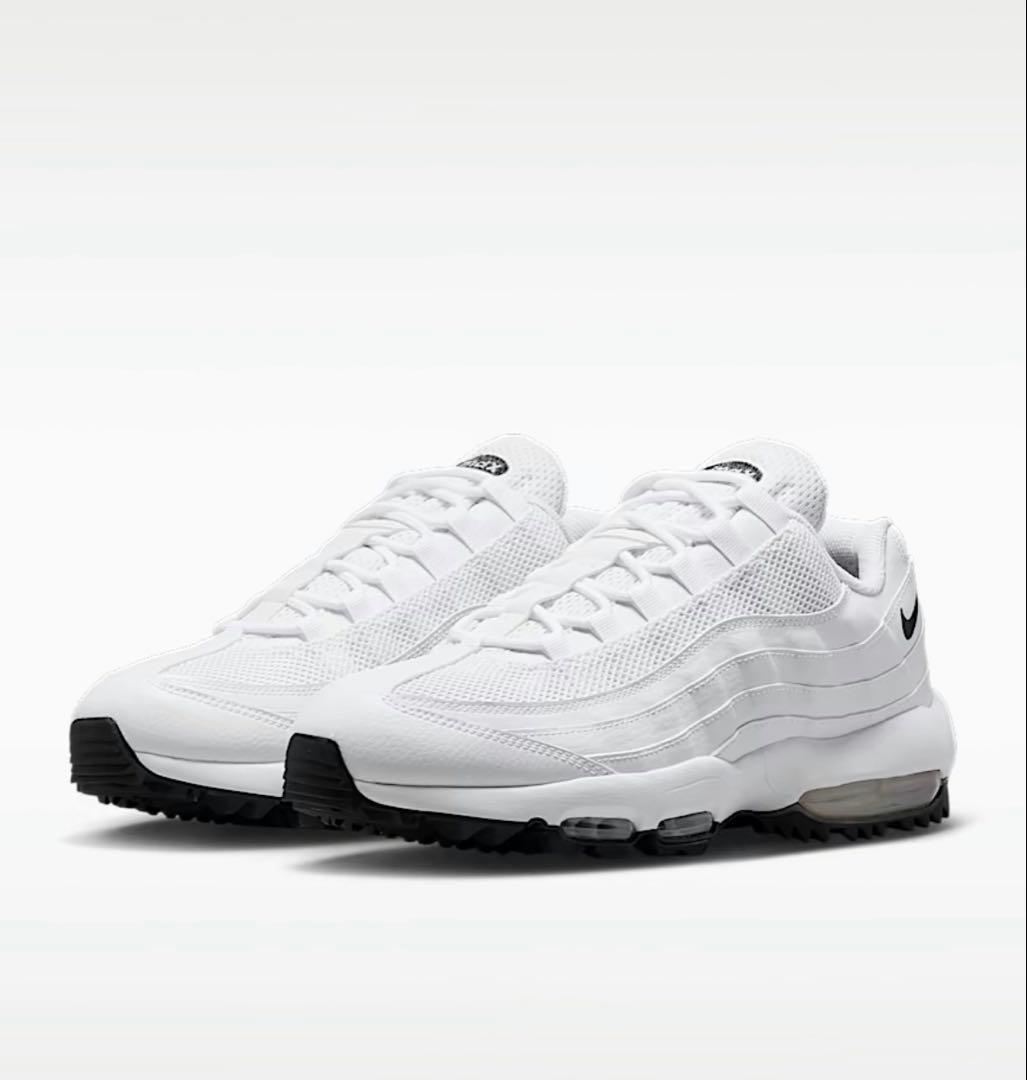 即日発送　新品　ナイキ　ゴルフシューズ　エアマックス95G 白　28.5cm