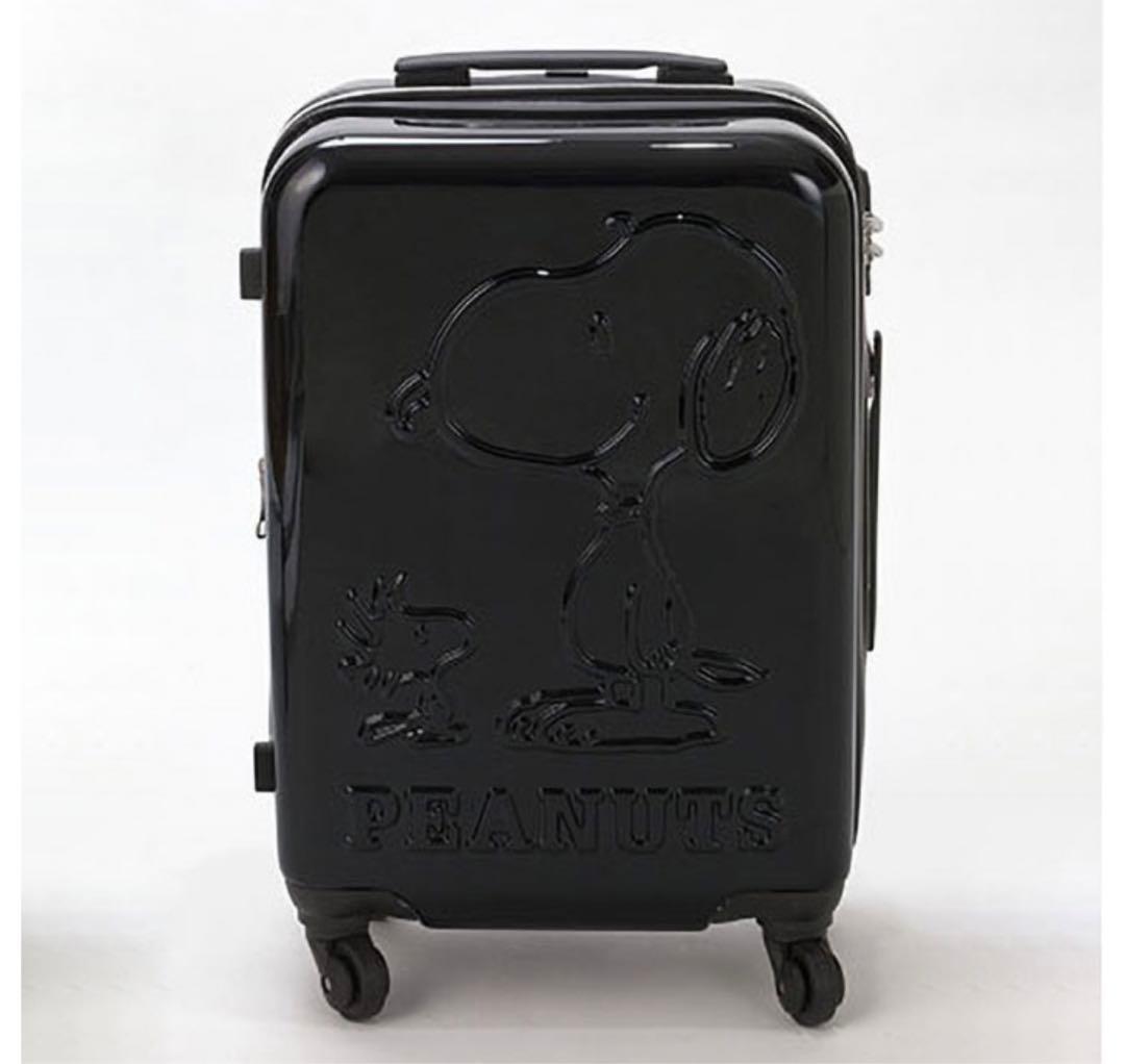 新品】SNOOPY スヌーピー キャリーケース スーツケース ブラック