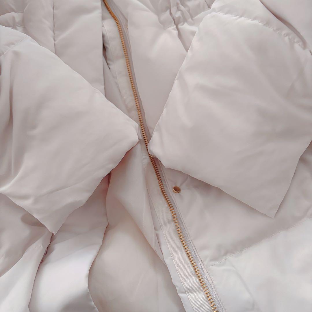 index インデックス KAWADAダウンドロストミドルコートL アイボリー