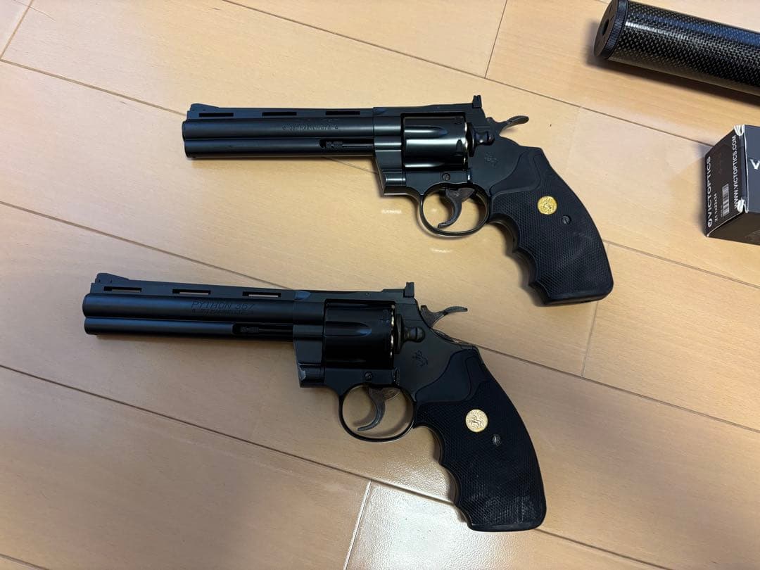 サバゲー引退 廃盤希少品あり 東京マルイ P-90 コルトパイソン他