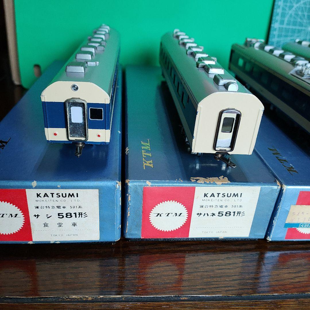 カツミ模型店HOゲージ　581系電車中間車4両セット