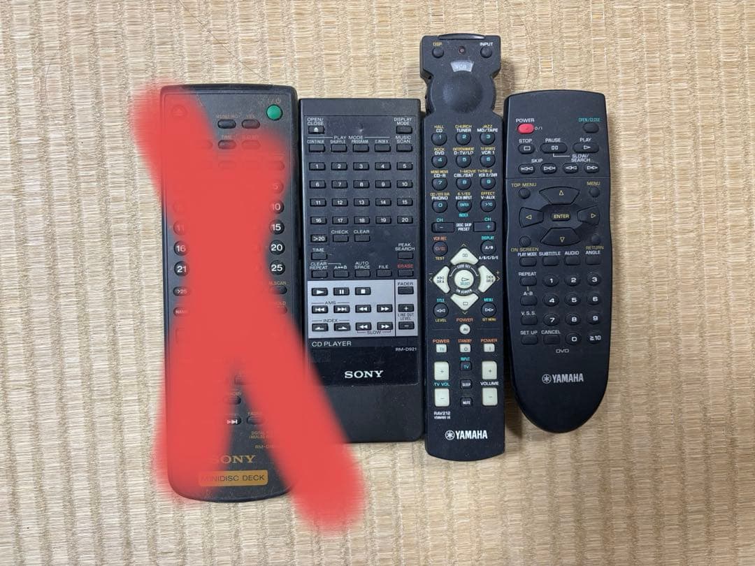 【詳細は説明欄】AVアンプ、DVDプレイヤー、CDプレイヤー