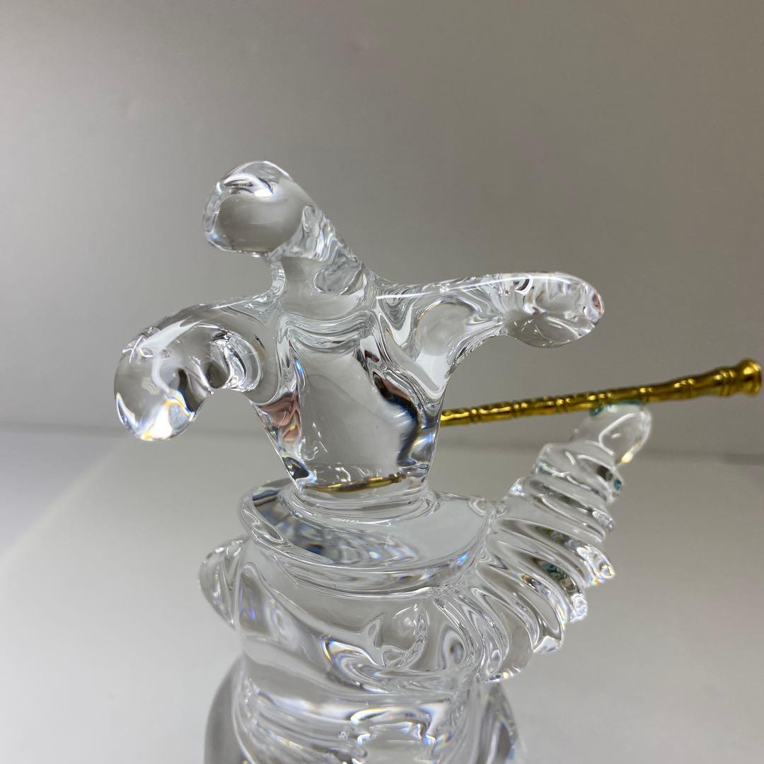 バカラ　ピエロフィギュリン　高さ約15.5㎝　東Y7-0204④タルサ