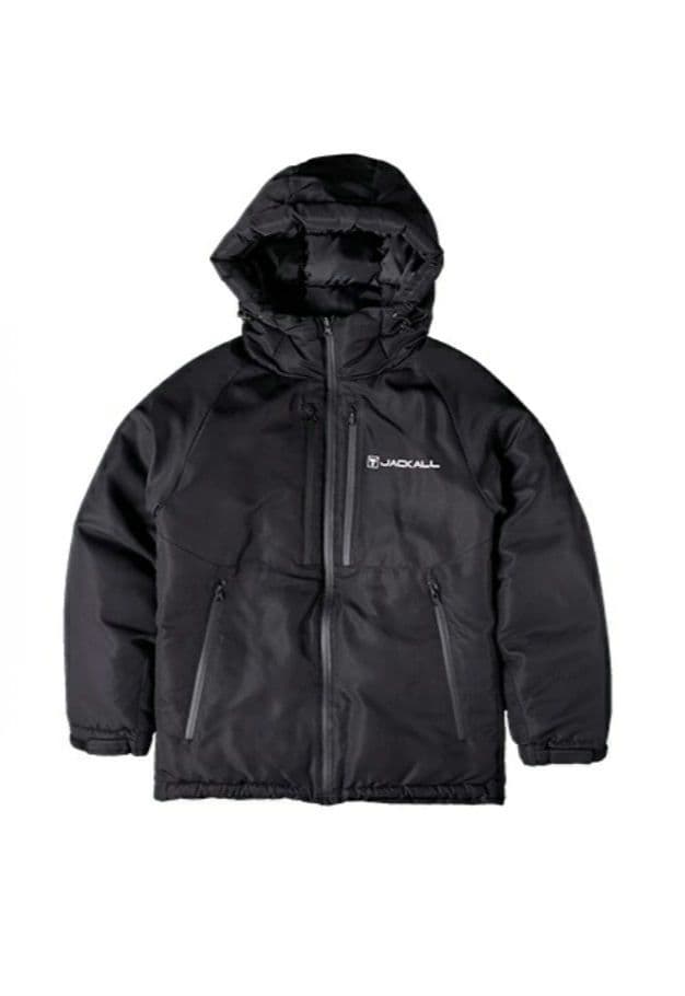 JACKALL フィッシングジャケット ブラック JACKALL（ジャッカル） RFジャケットセットアップ (ブラック／M