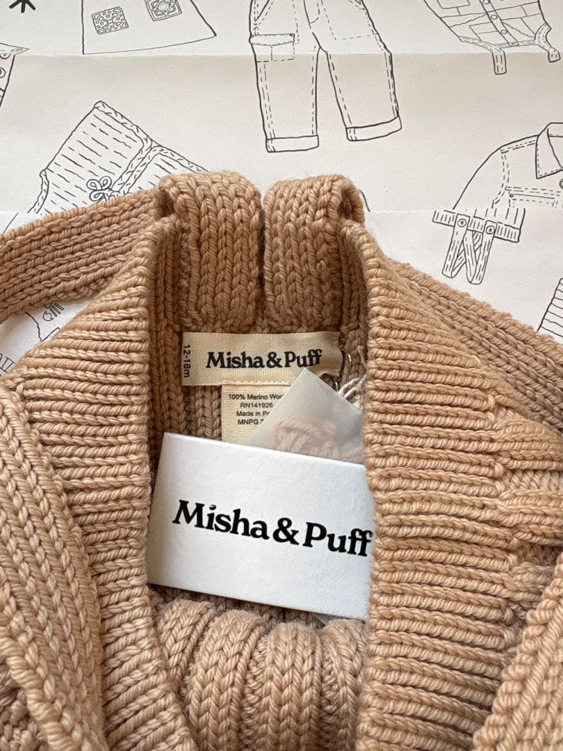 新品未使用 Misha&puff Baby Rib Longies 12-18m - メルカリ