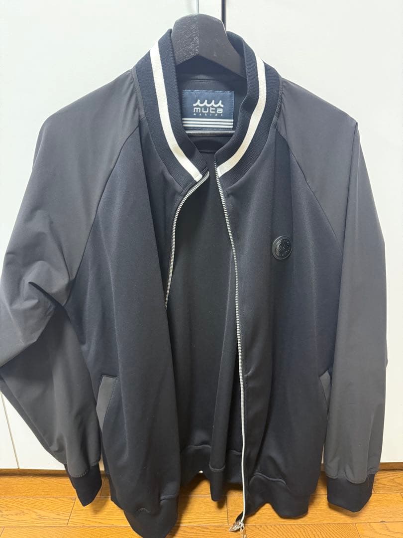 新品未使用品　muta 黒 ジップアップジャケット L セットアップ UV撥水 ジップブルゾン [全4色] – muta Online Store
