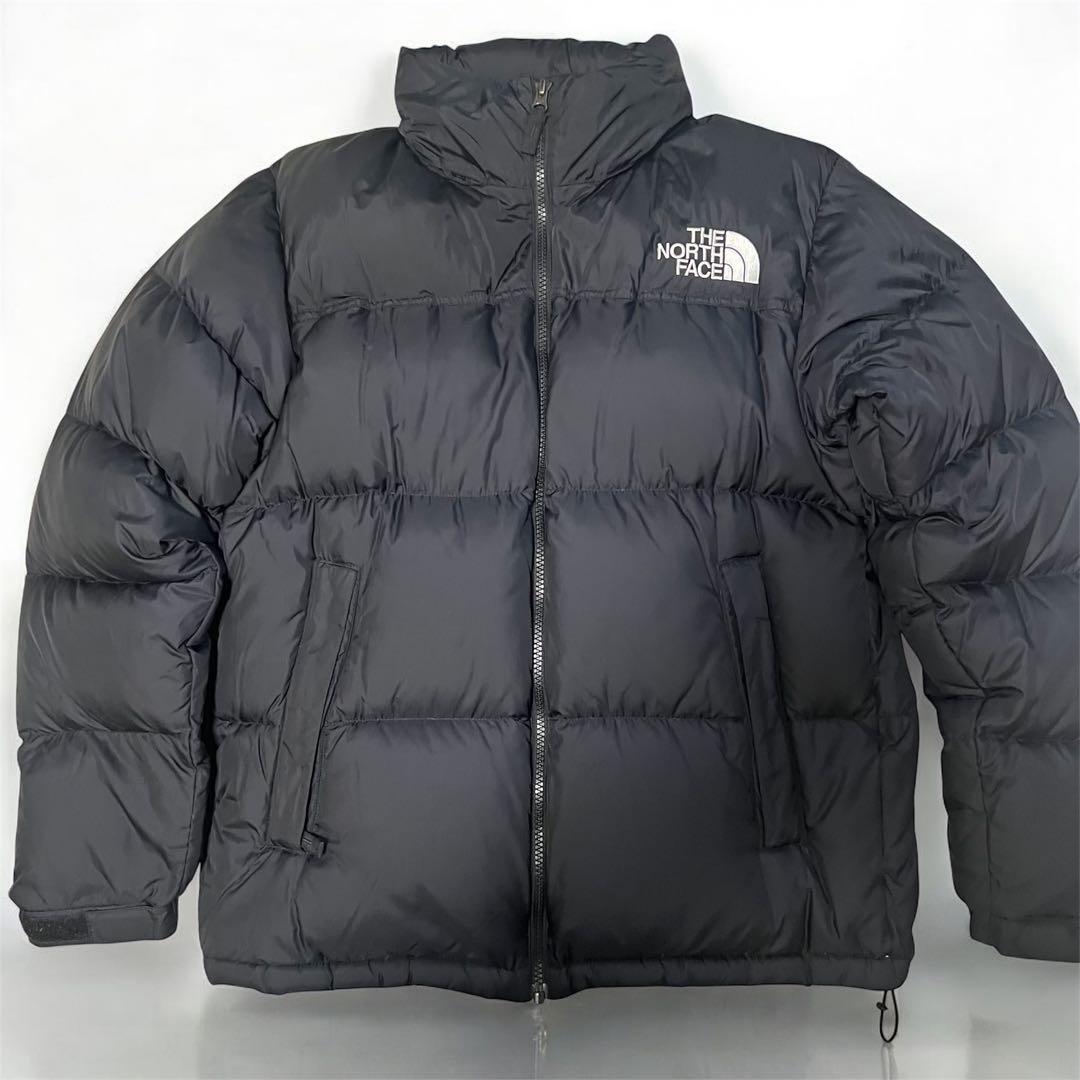 THE NORTH FACE ヌプシ　ダウンジャケット　美品 90s THE NORTH FACE Nuptse Summit Jacket 黒 L ノースフェイス ヌプシ
