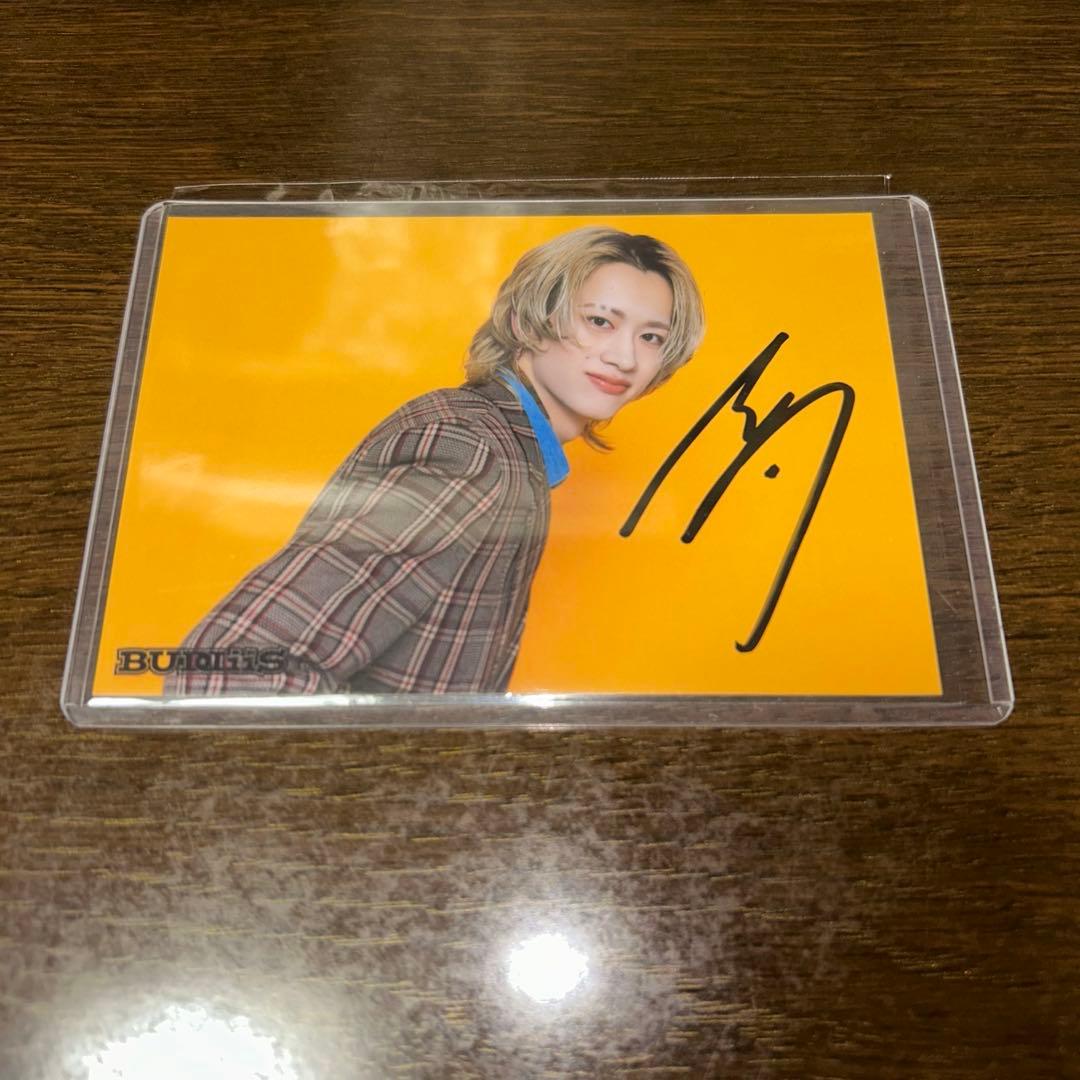 森英寿 MORRIE BUDDiiS 生写真サイン - メルカリ