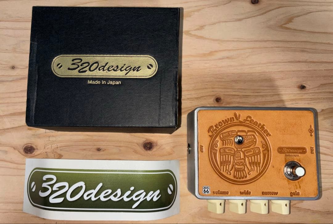 320design Brown Feather 革仕様 - メルカリ