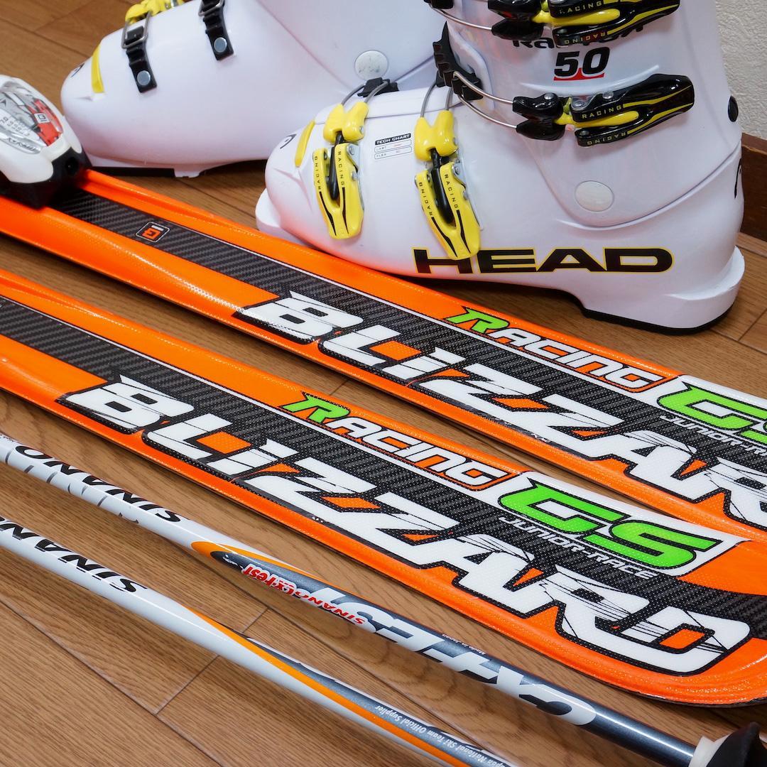 メンテ済 140cm 靴25cm BLIZZARD 中高生向き スキーセット - メルカリ