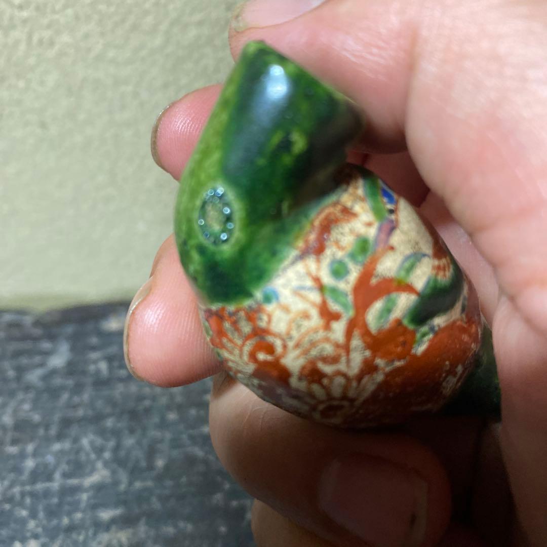 古清水焼 珍品キセル型根付 - メルカリ