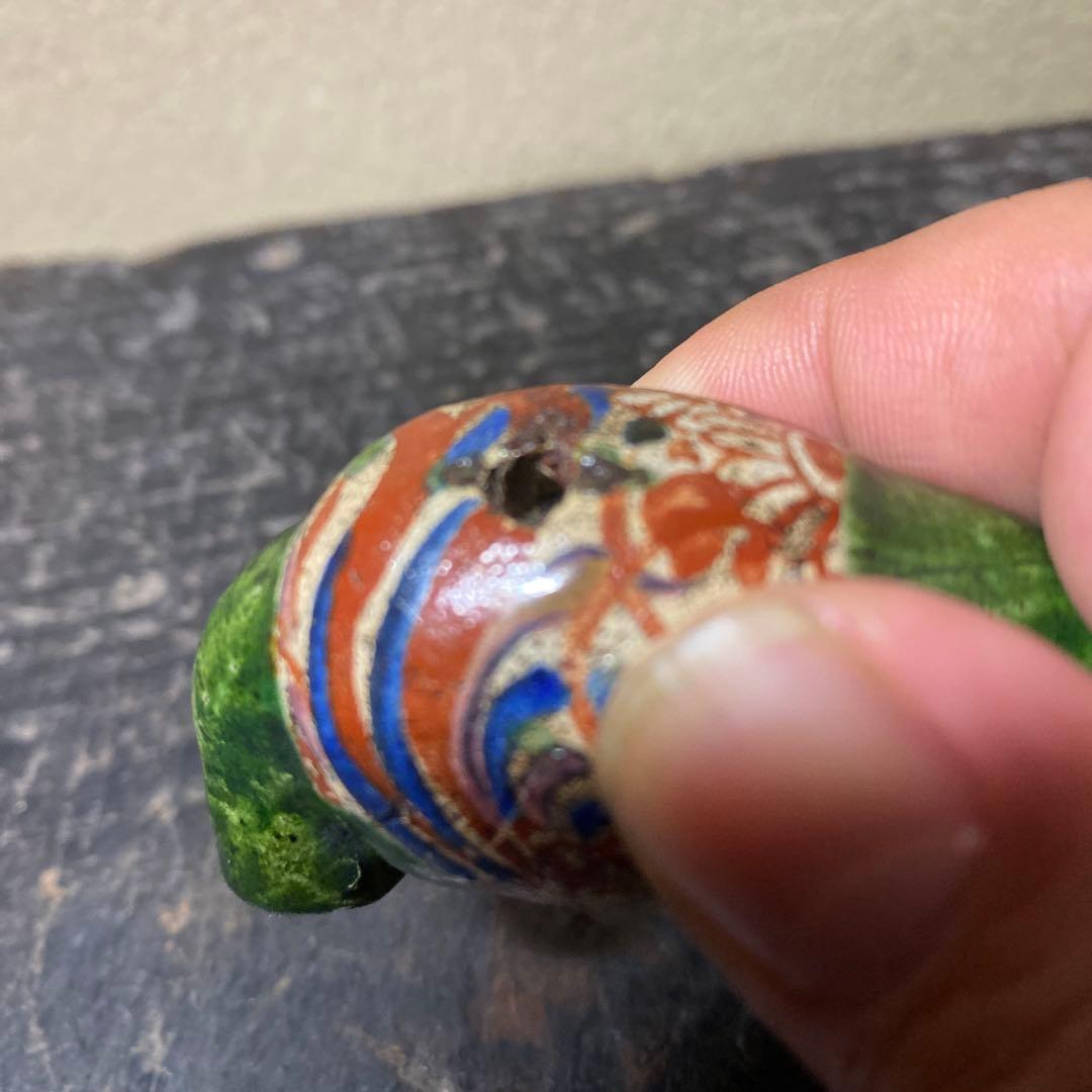 古清水焼 珍品キセル型根付 - メルカリ