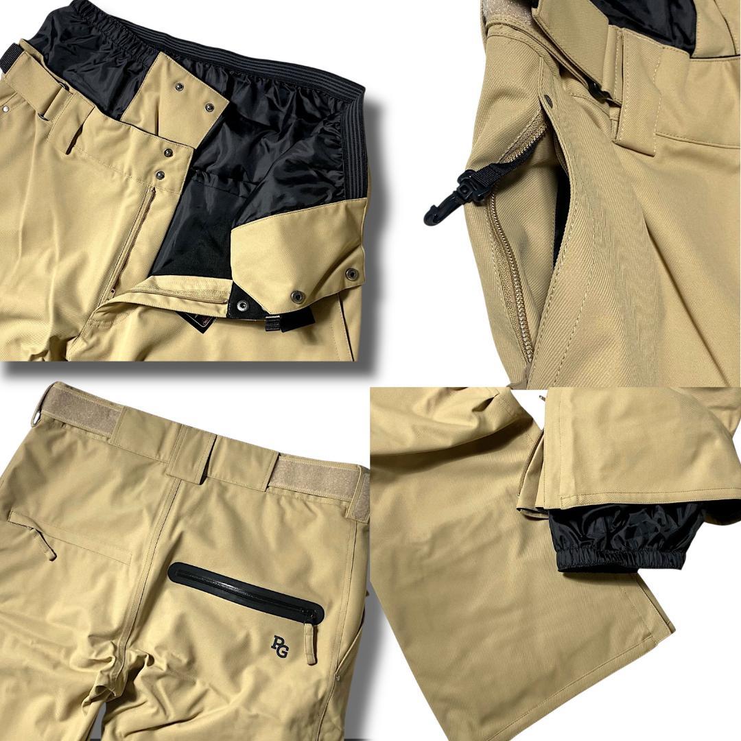 定価104500円 L パーリーゲイツ 上下セット スノーウェア スノボ BEG