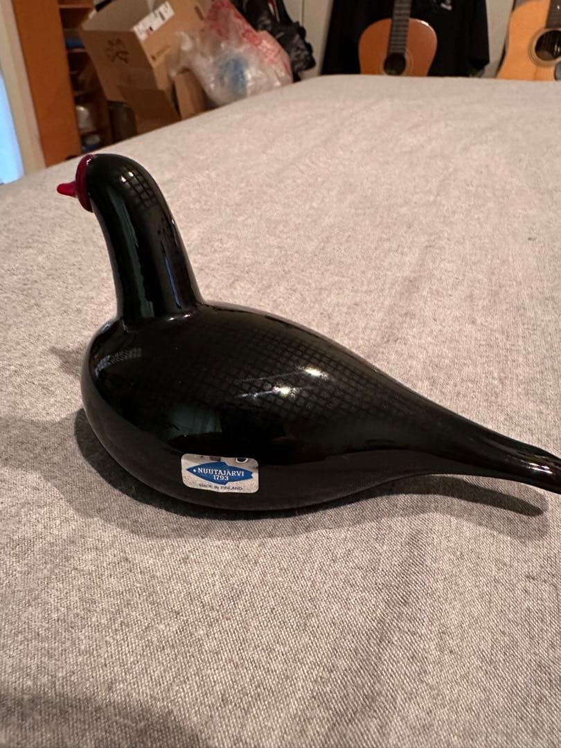 工芸品 OIVA TOIKKA Bird Nokikana / Bald coot Bald Coot bird by Oiva Toikka Nuutajärvi Birds of Passage Nokikana