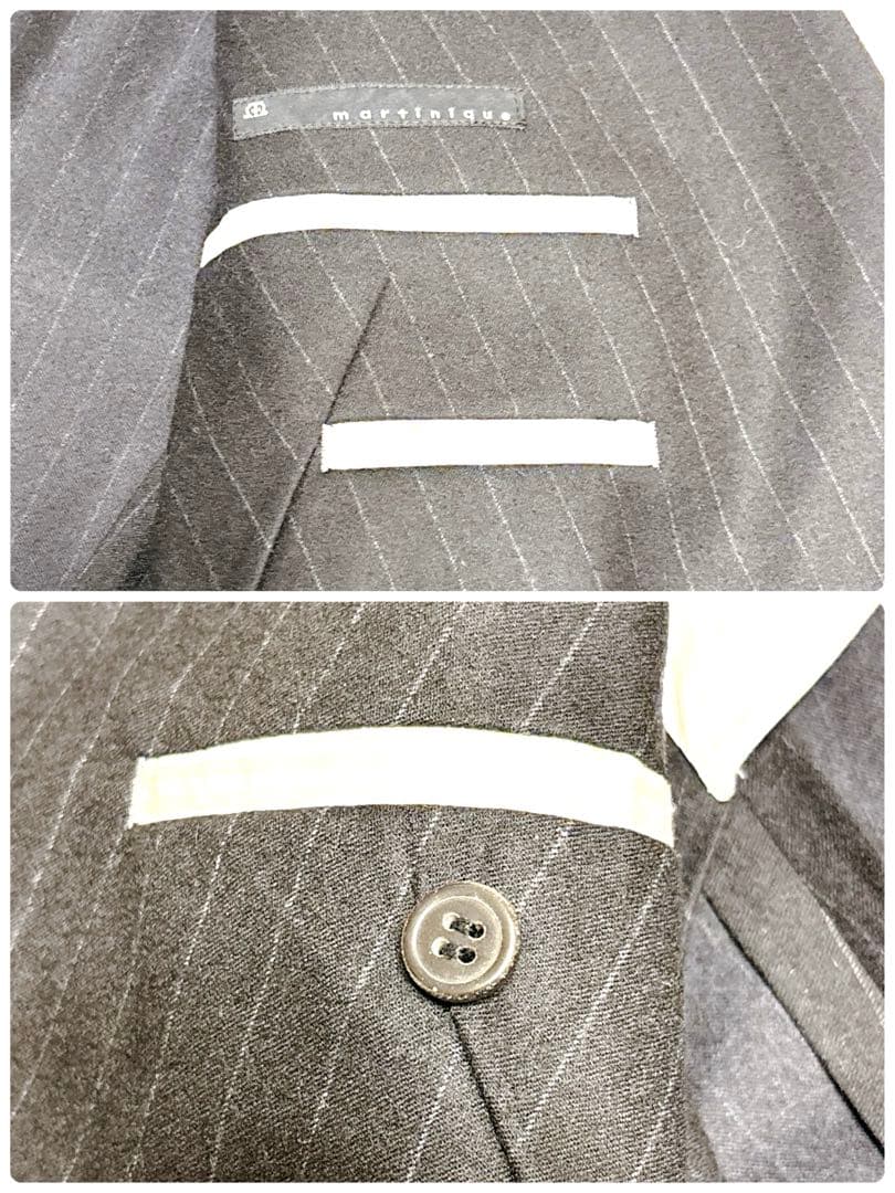 美品】martinique スーツ セットアップ ダブルブレスト ウール100