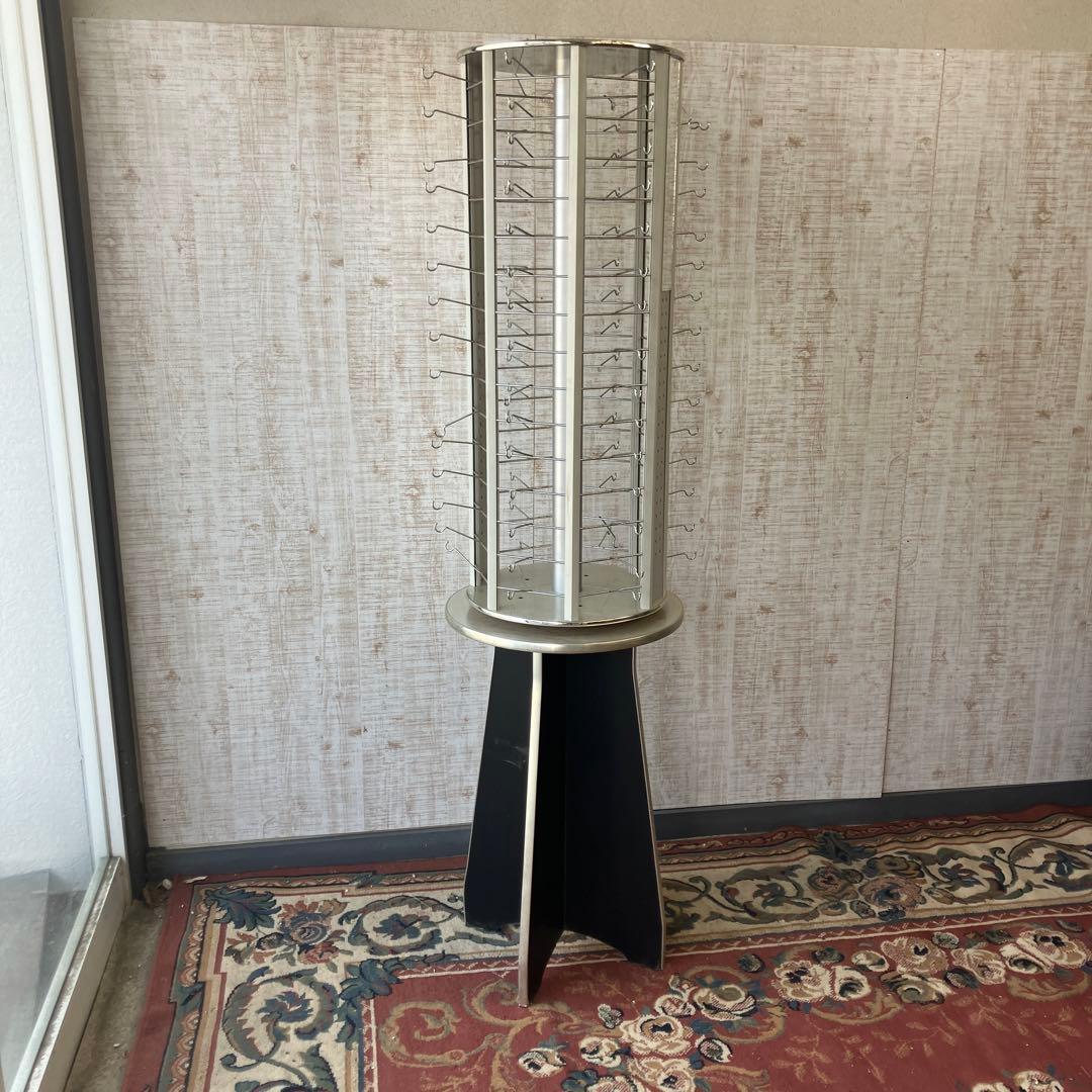 店舗什器 サングラス ディスプレイラック アイウエア 回転式 90点 店舗用品 Amazon.co.jp: 回転 6面 メガネ 什器 【 眼鏡 サングラス ディスプレイ