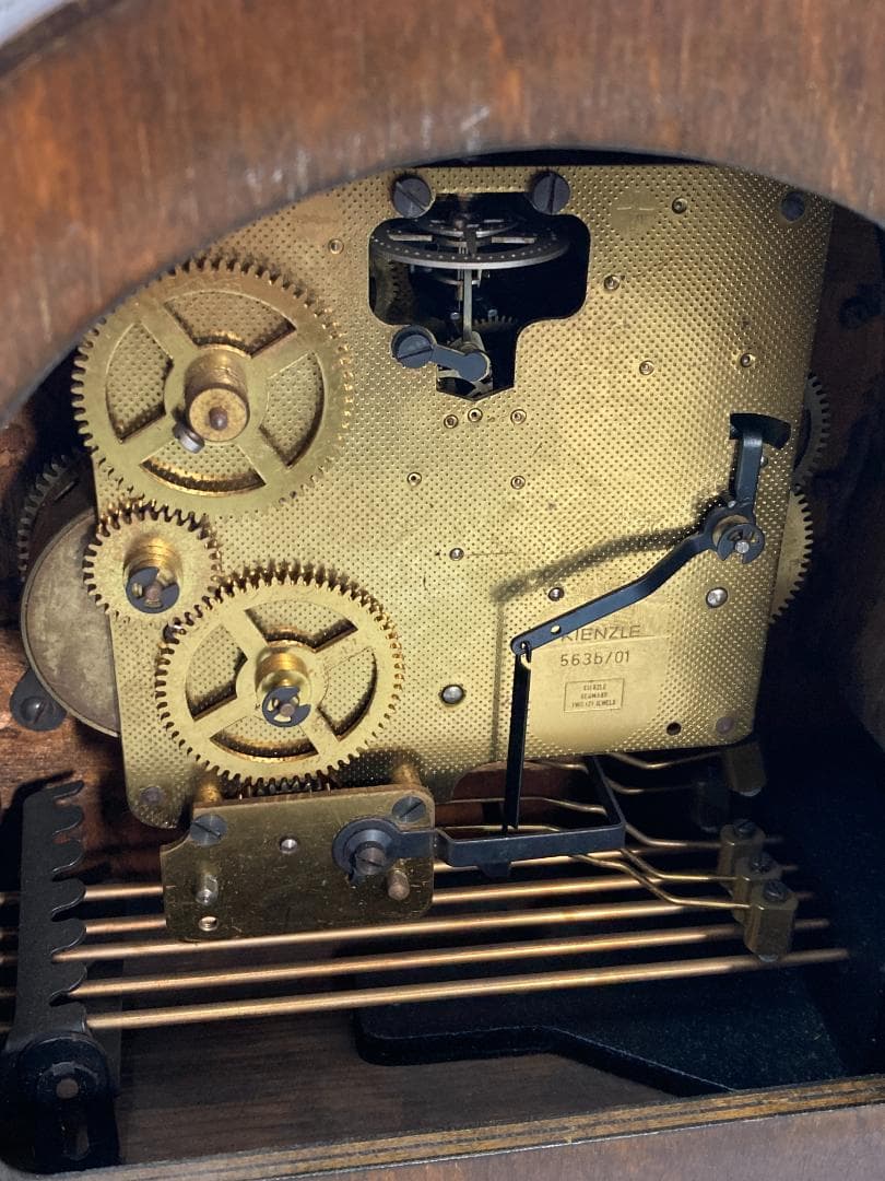 2008」ドイツ製 Kienzle 木製置時計 アナログ式 - メルカリ