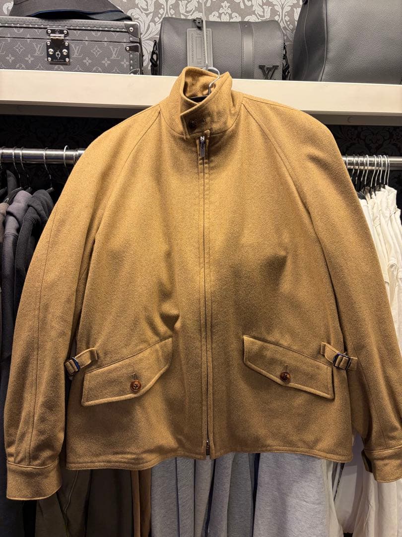 GRENFELL グレンフェル ゴルファー 38 ウールブルゾン ブラウン GRENFELL（グレンフェル）の「GRENFELL / GOLFER ジップアップブルゾン