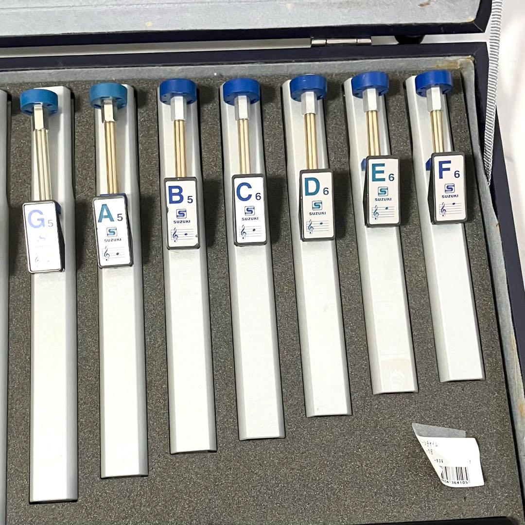 SUZUKI トーンチャイム HB-16 ハンドベル ハードケース付き スズキ