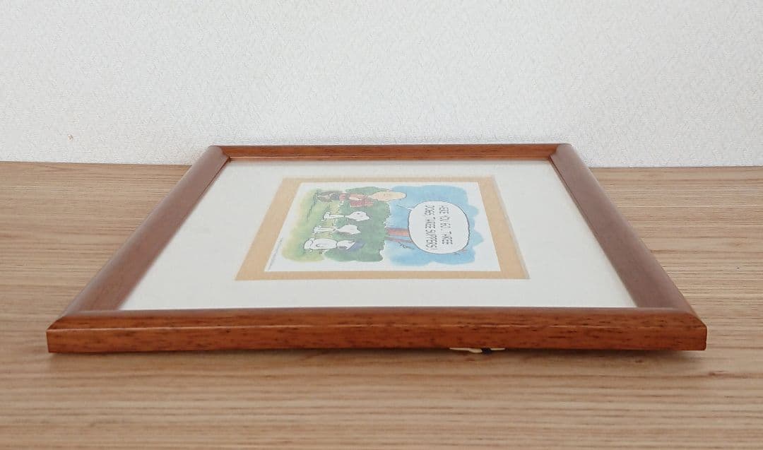 スヌーピータウンショップオリジナル 53rd アニバーサリー 額入りアート 食事