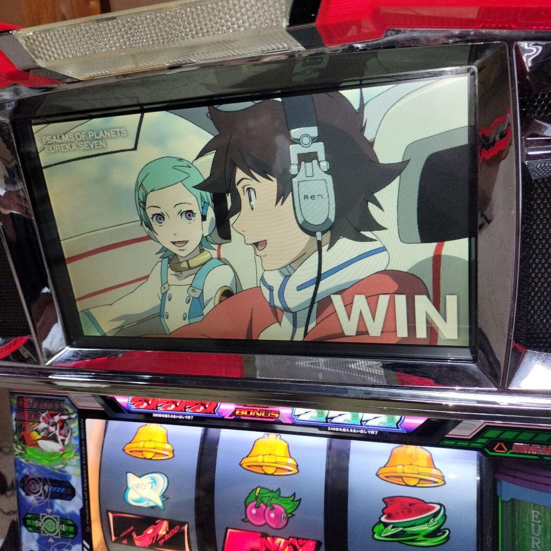 【パチスロ実機】エウレカセブン　初代【不要機】【送料無料】