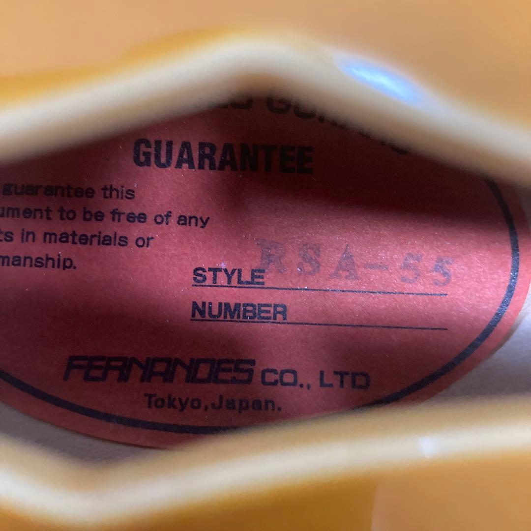 BURNY RSA-55 エレキギター　ケース付