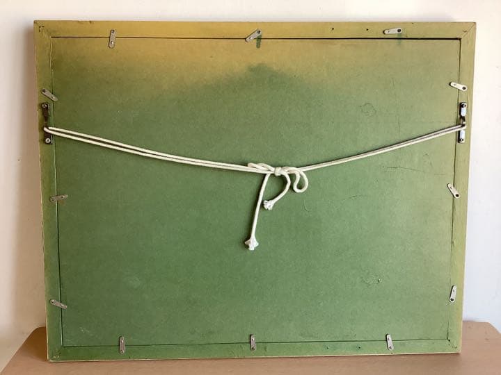 古い地図の額絵