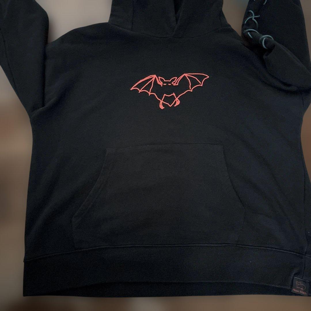 米津玄師 こうもりパーカーMバット柄フード付きスウェット長袖ツアーグッズ