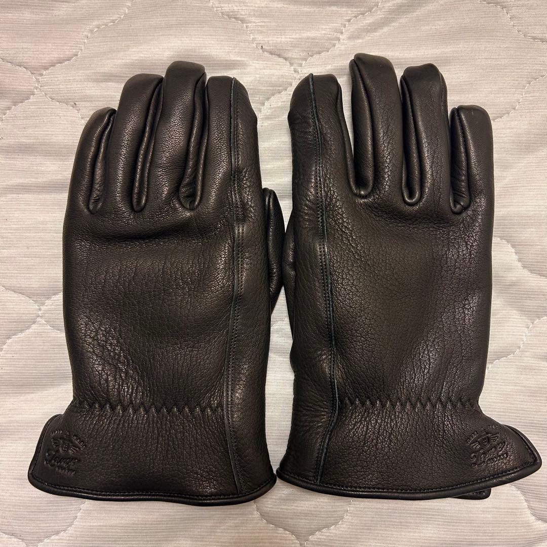 Lamp gloves -Winter glove- Black size Ｌ