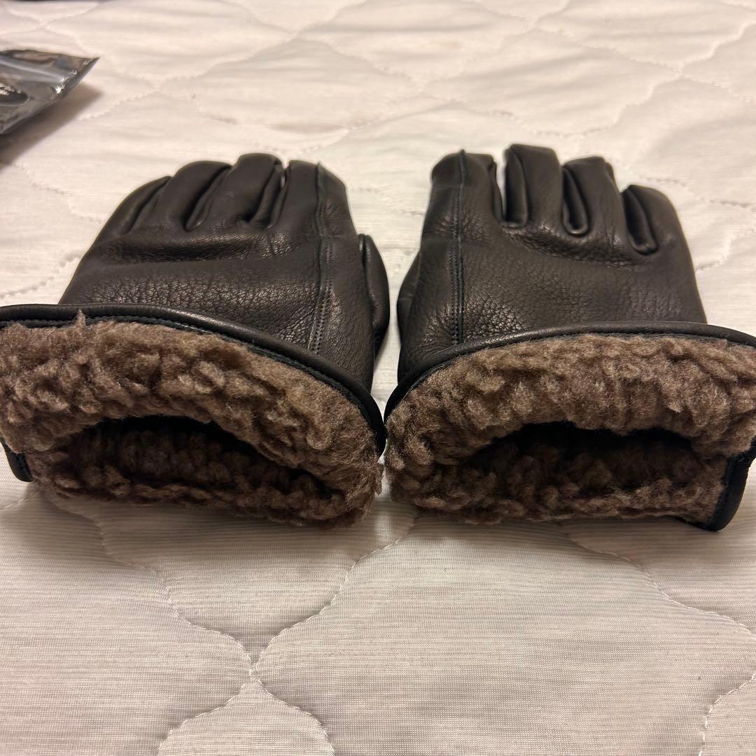 Lamp gloves -Winter glove- Black size Ｌ