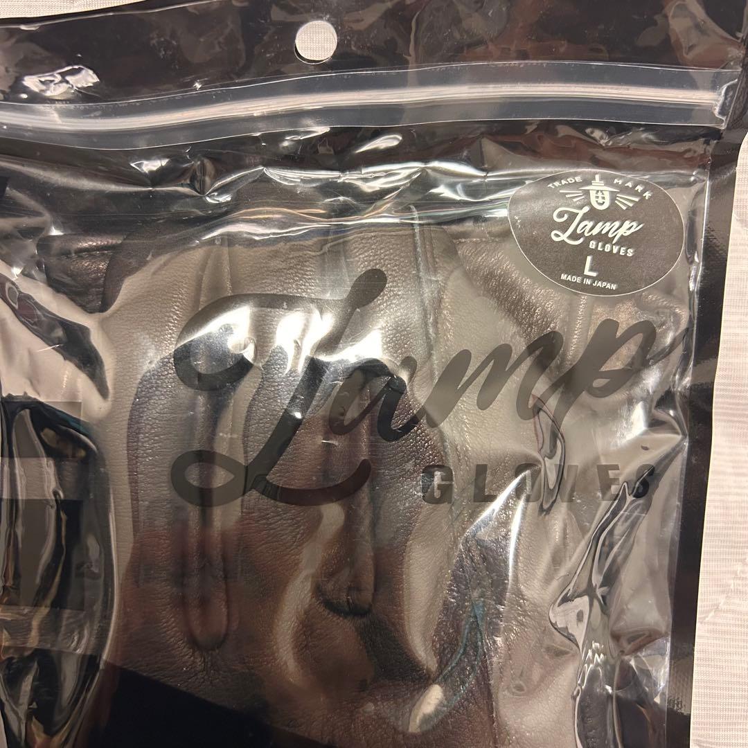 Lamp gloves -Winter glove- Black size Ｌ