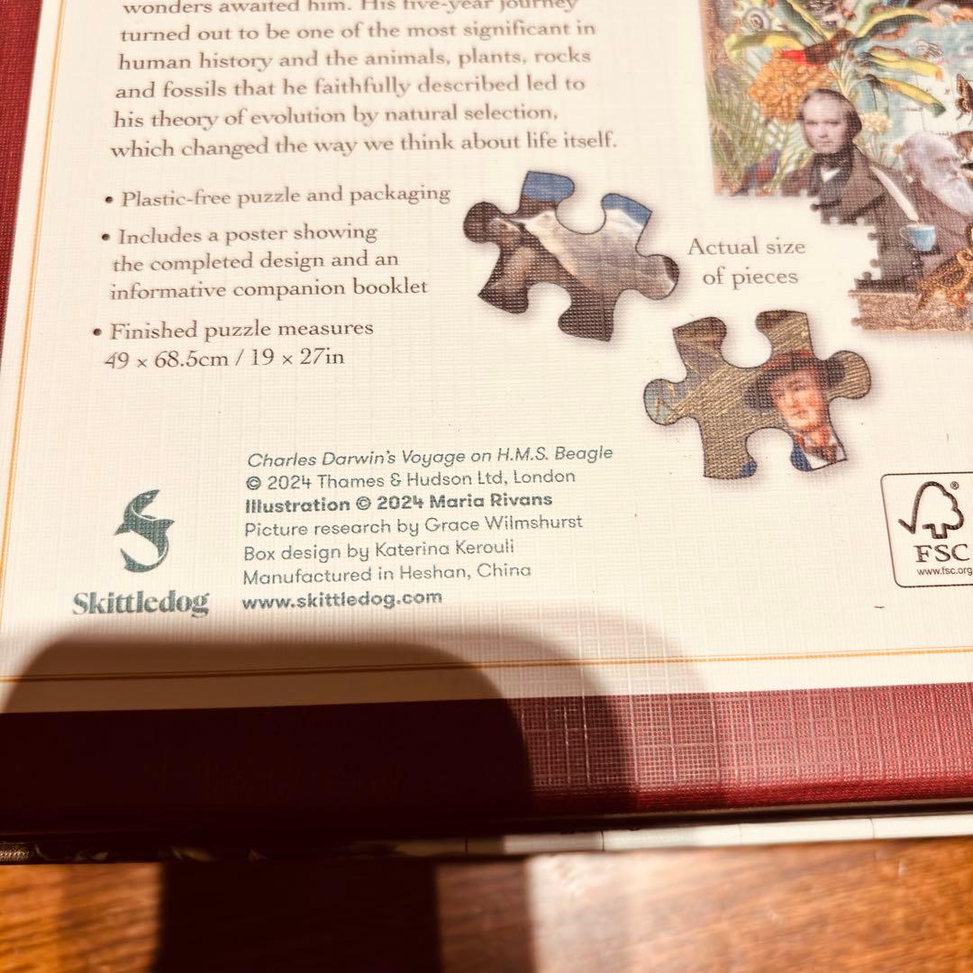 大英博物館 チャールズ・ダーウィン ジグソーパズル 1000ピース