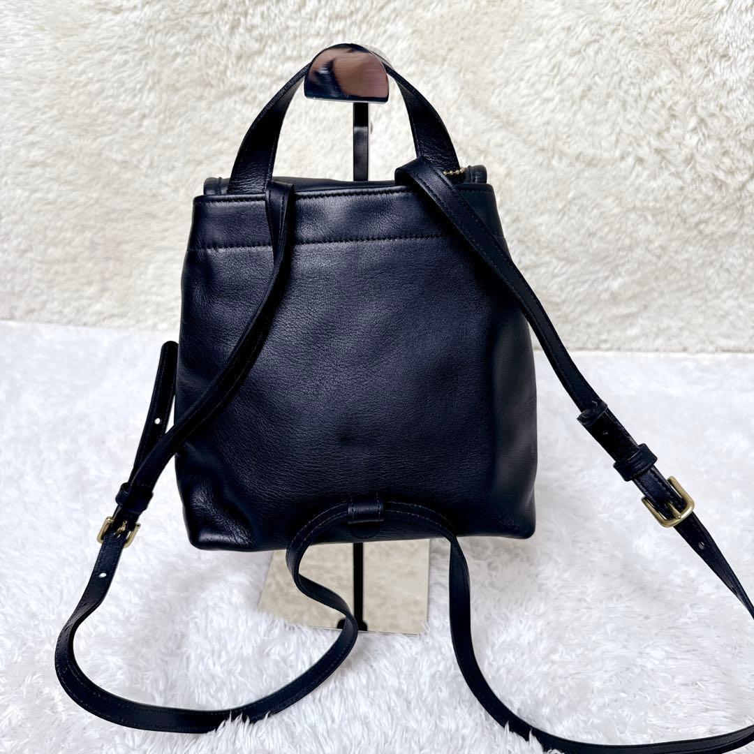 COACH Old Coach Leather Mini Backpack