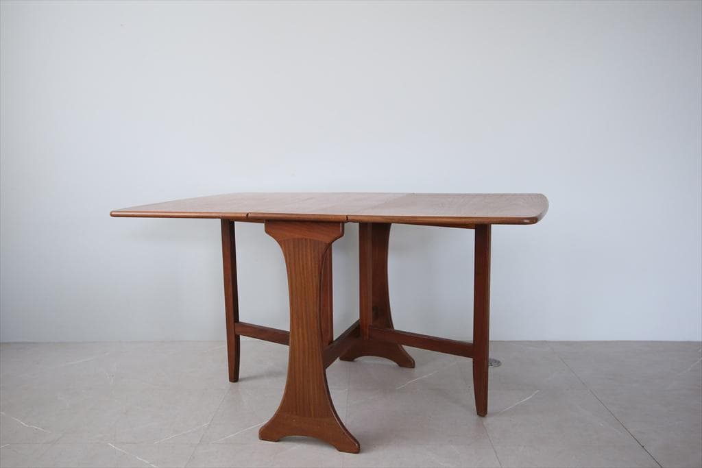 英国アンティークチーク材ゲートレッグテーブル/バタフライダイニング