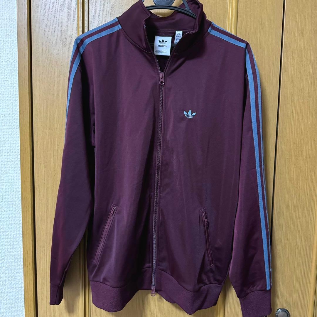adidas ベッケンバウアー トラックジャケット マルーン XS - メルカリ