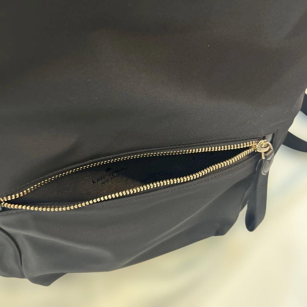 kate spade 2026福袋 黒 ナイロン バックパック リュック - メルカリ