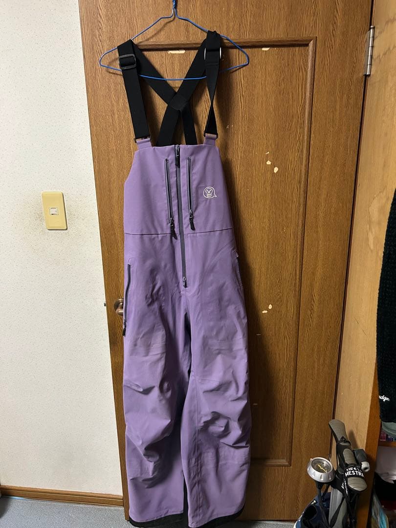UNFUDGE PEEP BIB PANTS パープル　Mサイズ 9ab14770ca5e17ffd122b29aa697eb