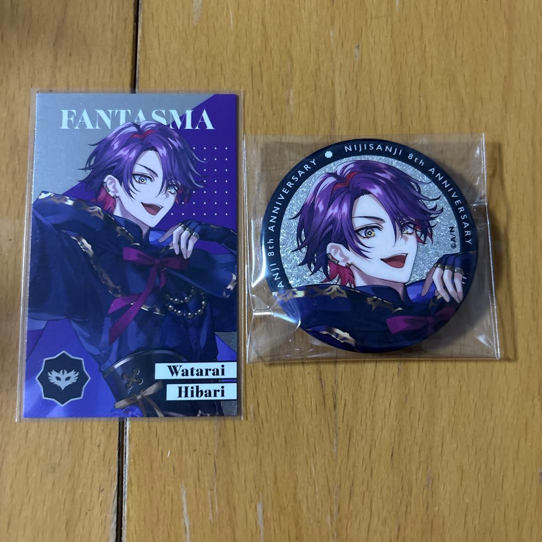 にじさんじ 渡会雲雀 8th 缶バッジ メタルカード - メルカリ