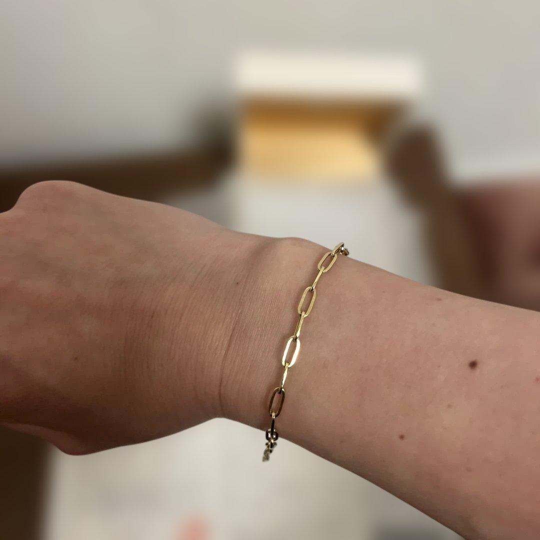 新品！VERITE K18YGリンクチェーンブレスレット付属品完備！！最終