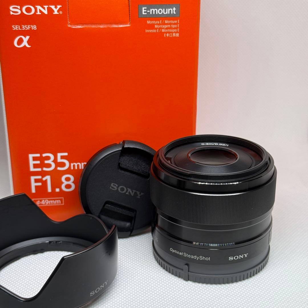SONY 単焦点レンズ E 35mm F1.8 OSS (SEL35F18) - メルカリ