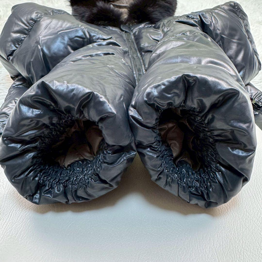 極美品✨デュベティカ kappa ダウンコート フォックスファー 黒 40 L