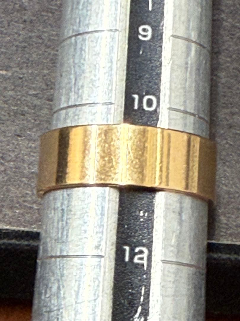 K18 平打ちリング 3.6g 約11号