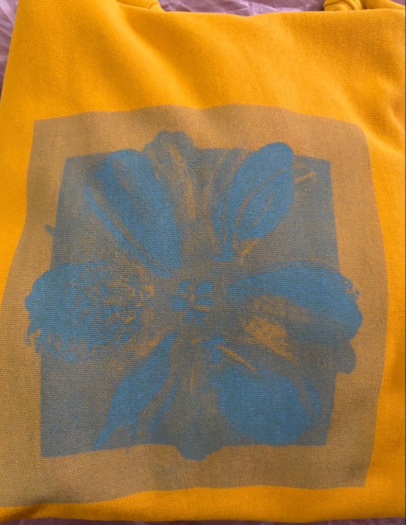 藤井風my flower’s hereフーディ Mサイズ マスタード　パーカー